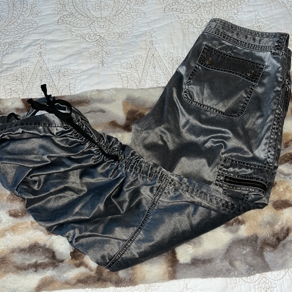 Express vintage satin joggers - Picture 2 of 3